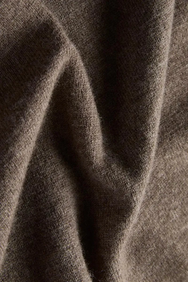 100 Wool Long Sleeve Crewneck Maxi Sweater Dress