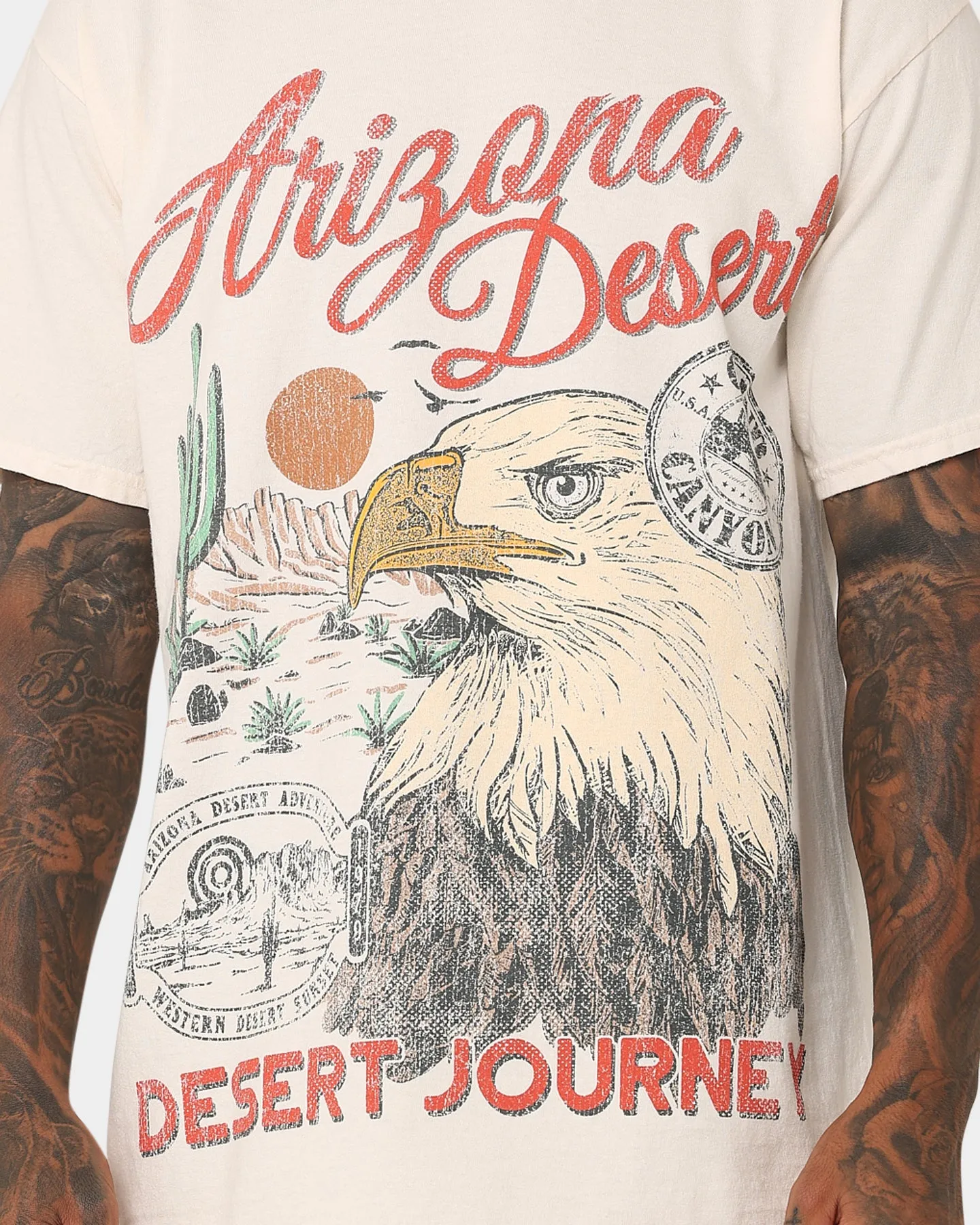 American Thrift Arizona Desert Vintage T-Shirt Off White