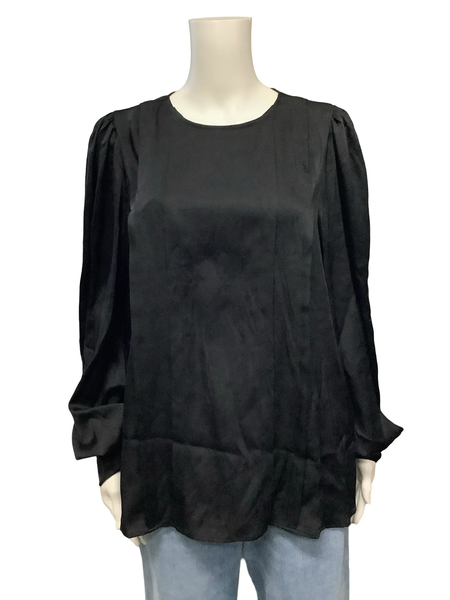 Anine Bing Silk Crew Neck Blouse Size: Medium