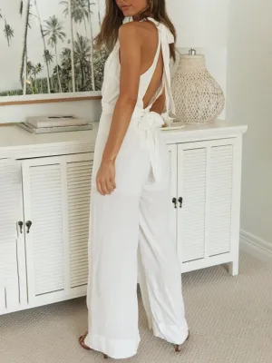 Beach Ready Wide-Leg Jumpsuit