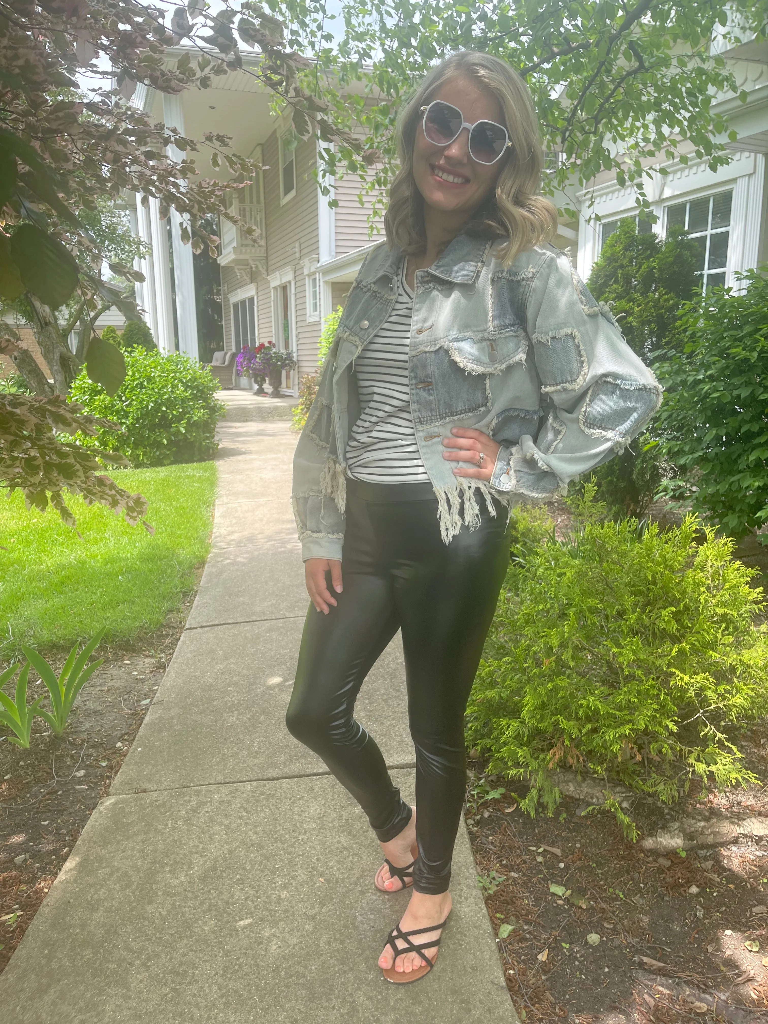 Black Leather Leggings