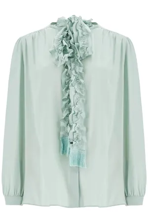 Bow Detail Silk Blouse