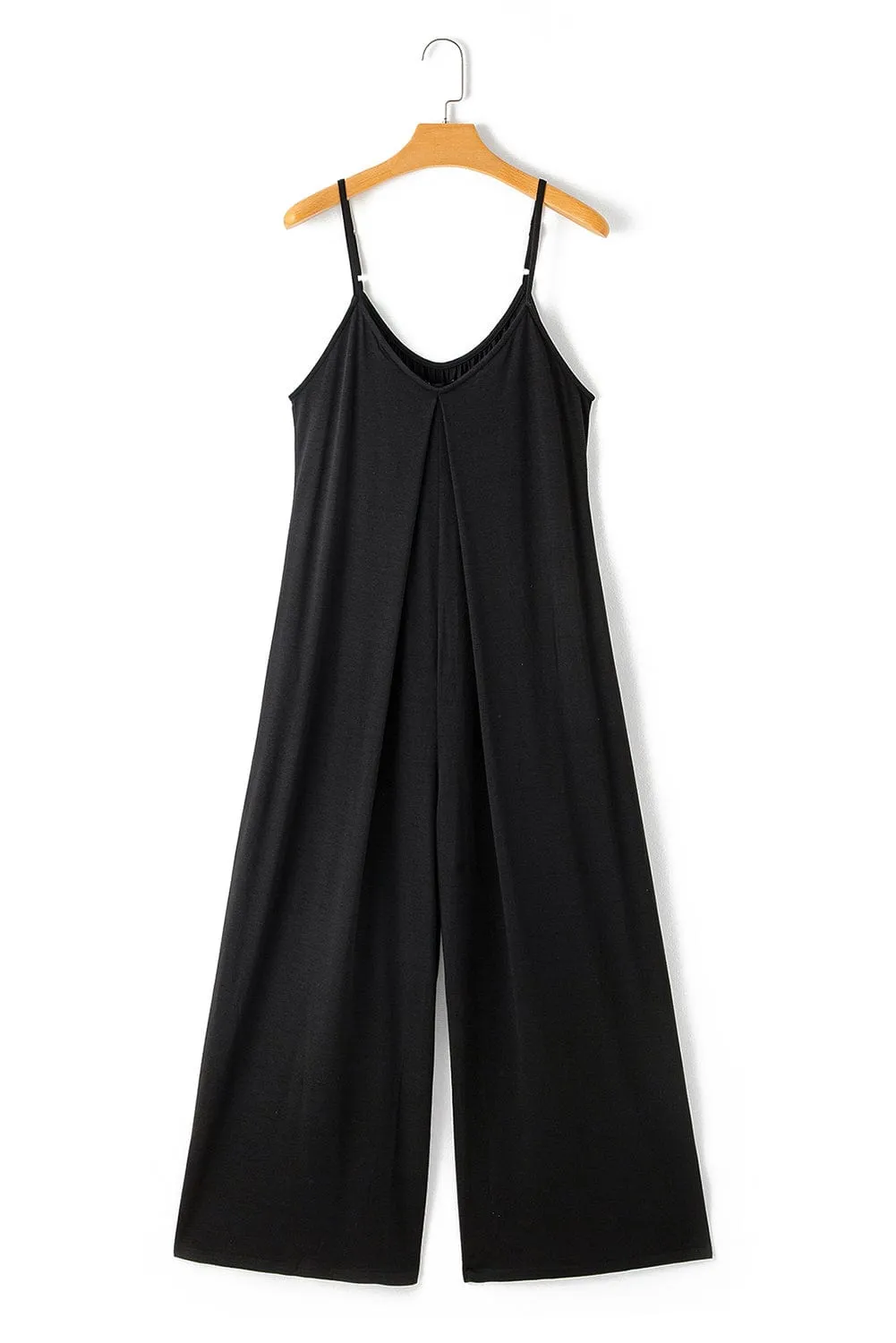 Burgundy Pocket Wide Leg Jumpsuit