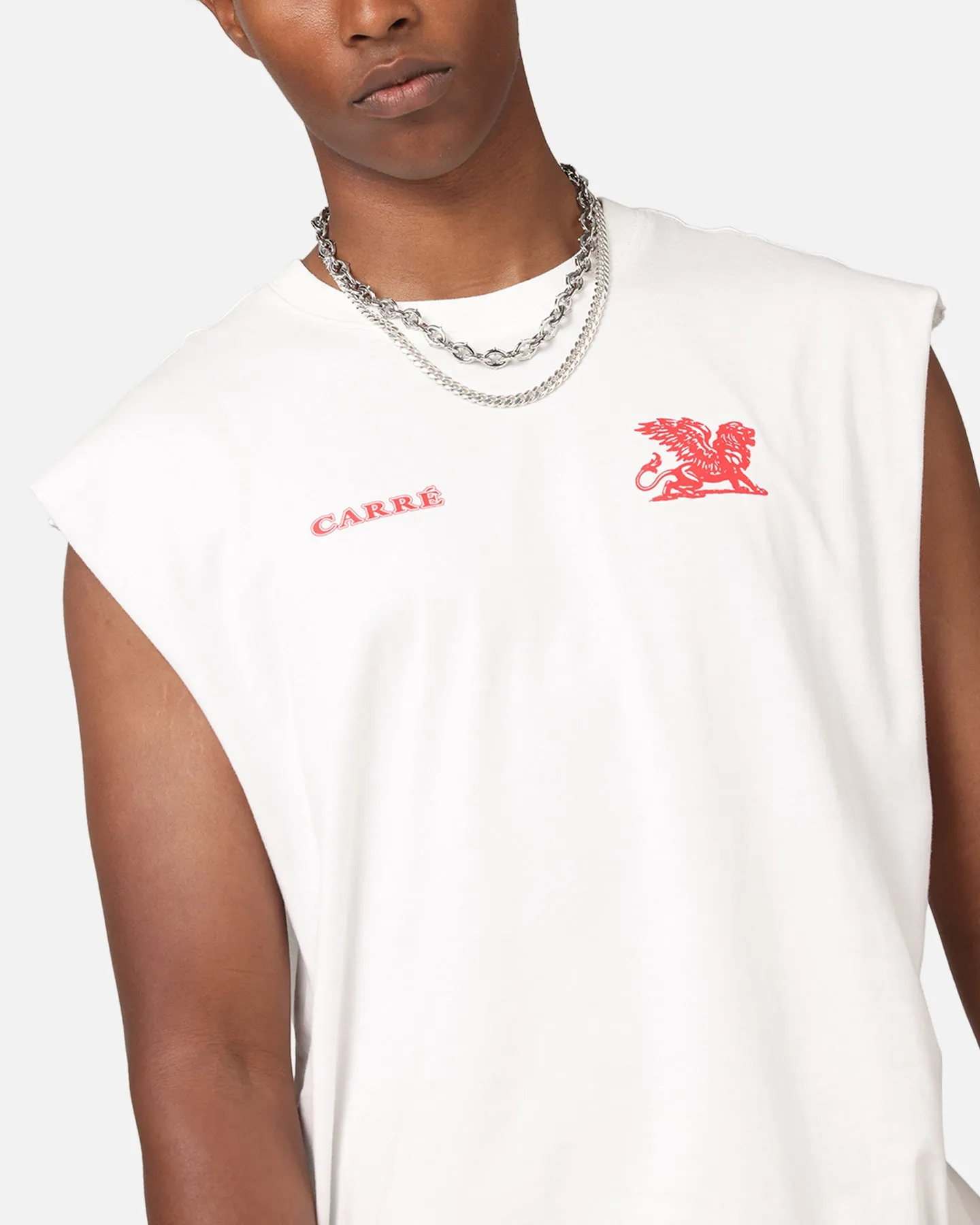 Carre  Formula Muscle T-Shirt Off White