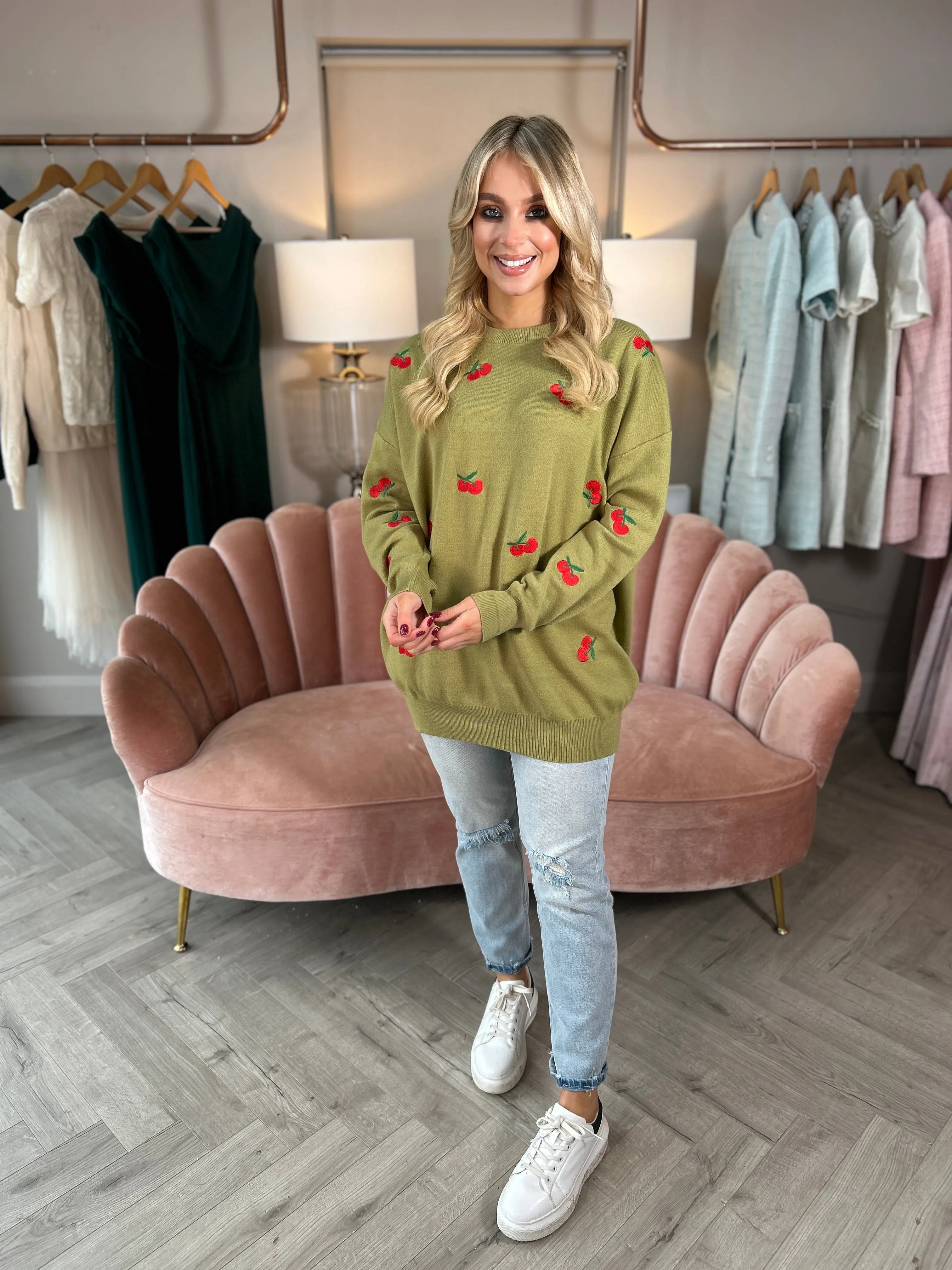 Cherry Olive Knit
