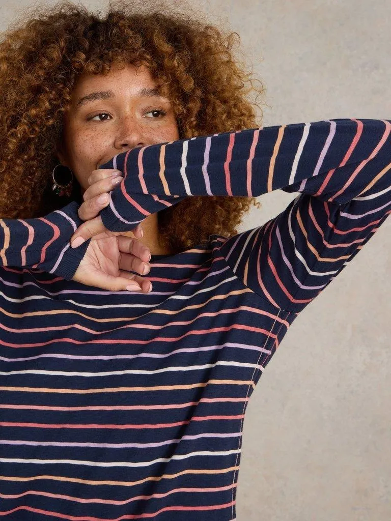 Clara Stripe Long Sleeve Tee