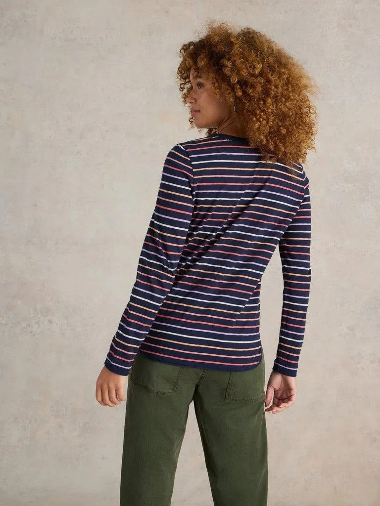 Clara Stripe Long Sleeve Tee