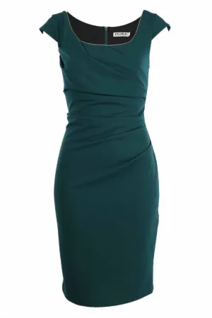 Cloe Cocktail Dress in Teal