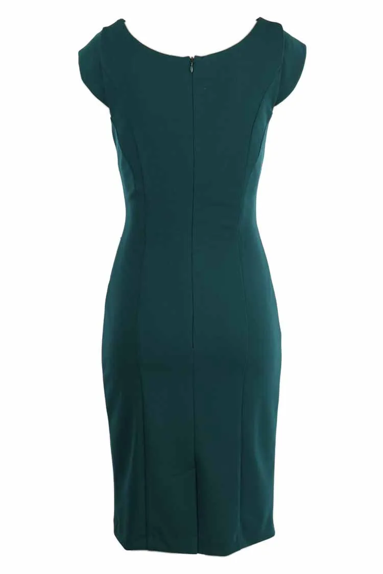 Cloe Cocktail Dress in Teal