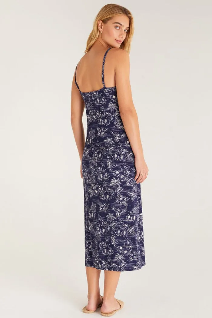 Cora Tropical Midi Dress