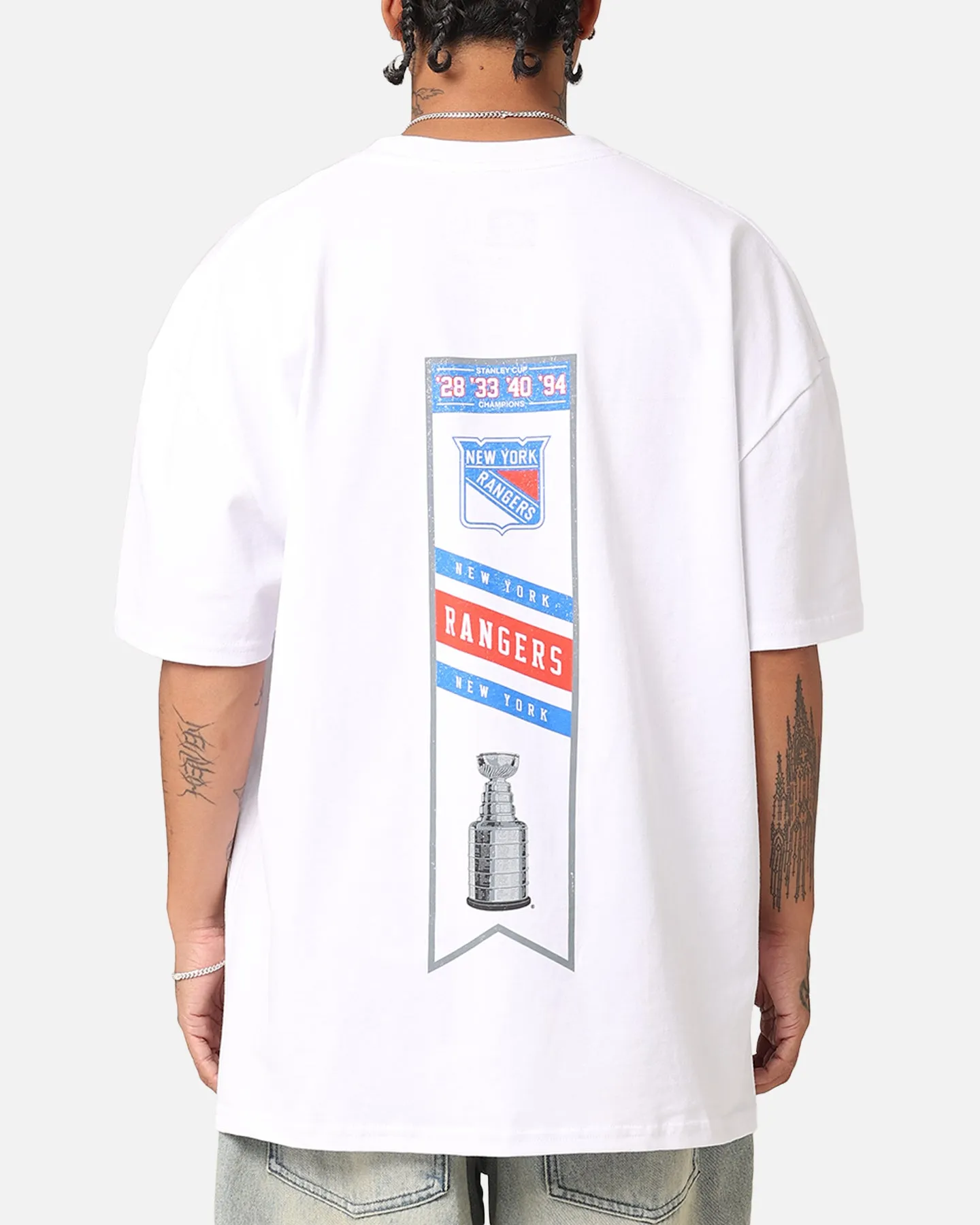 Culture Kings New York Rangers 1994 Cup Heavyweight T-Shirt White
