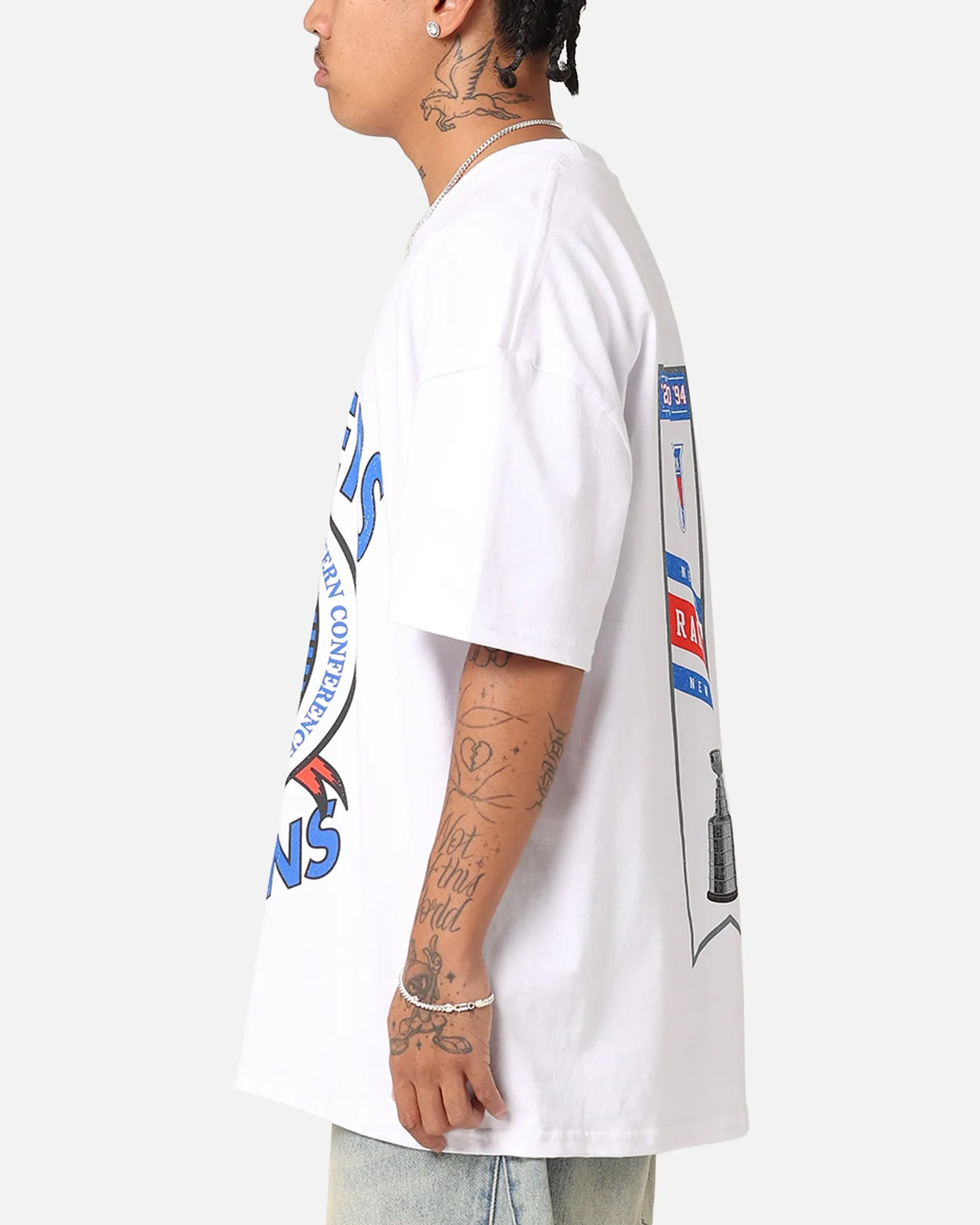 Culture Kings New York Rangers 1994 Cup Heavyweight T-Shirt White