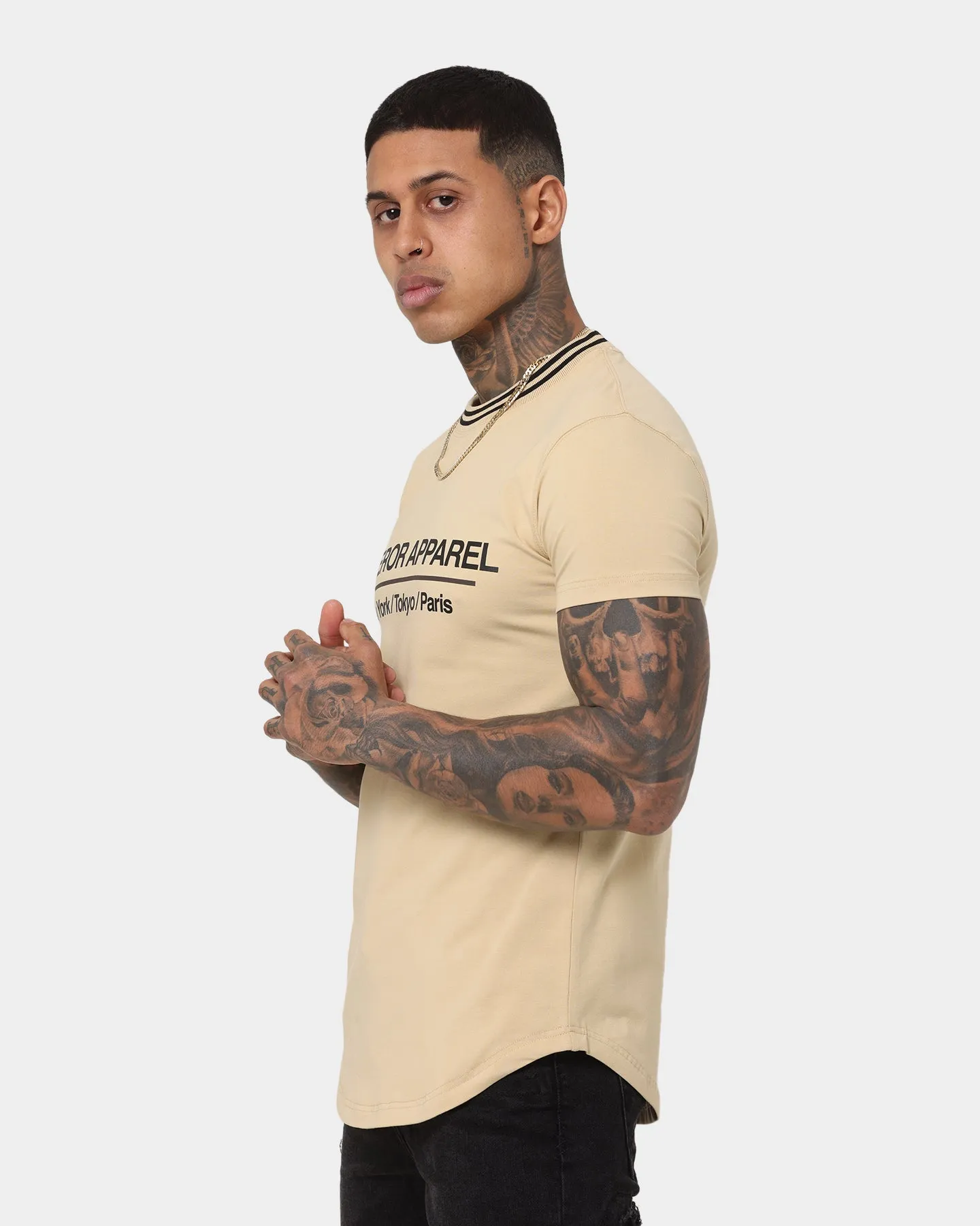 Emperor Apparel City After Dark Short Sleeve T-Shirt Stone