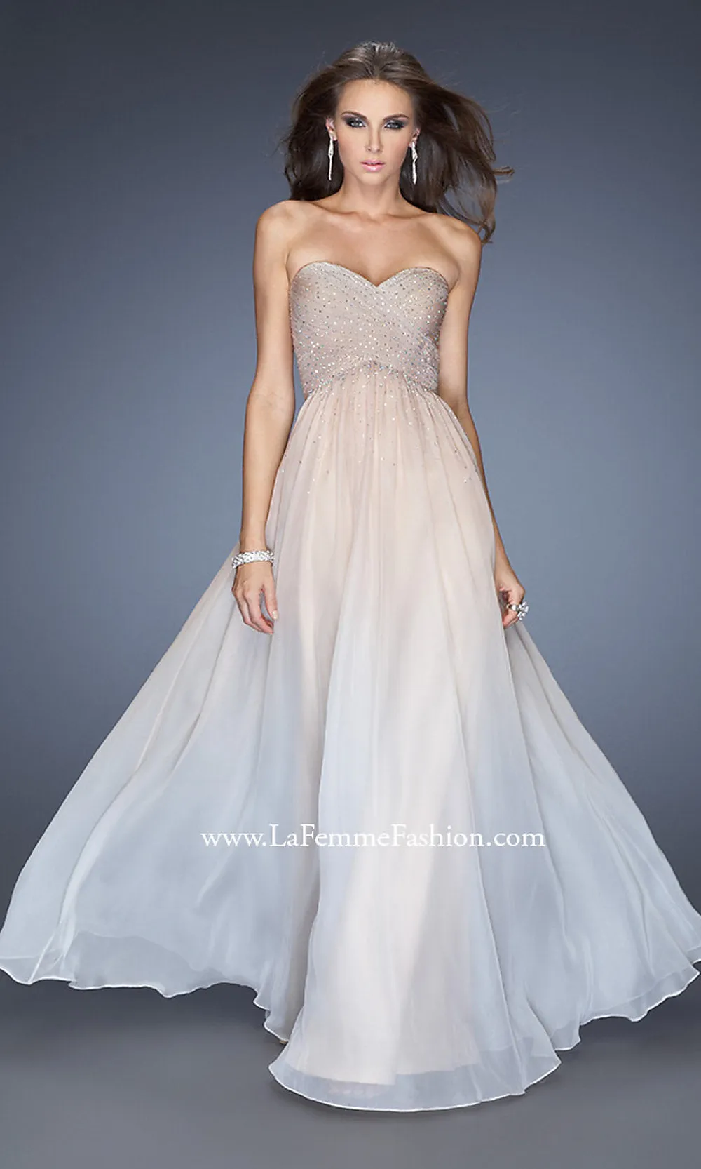 Floor Length La Femme Formal Dress