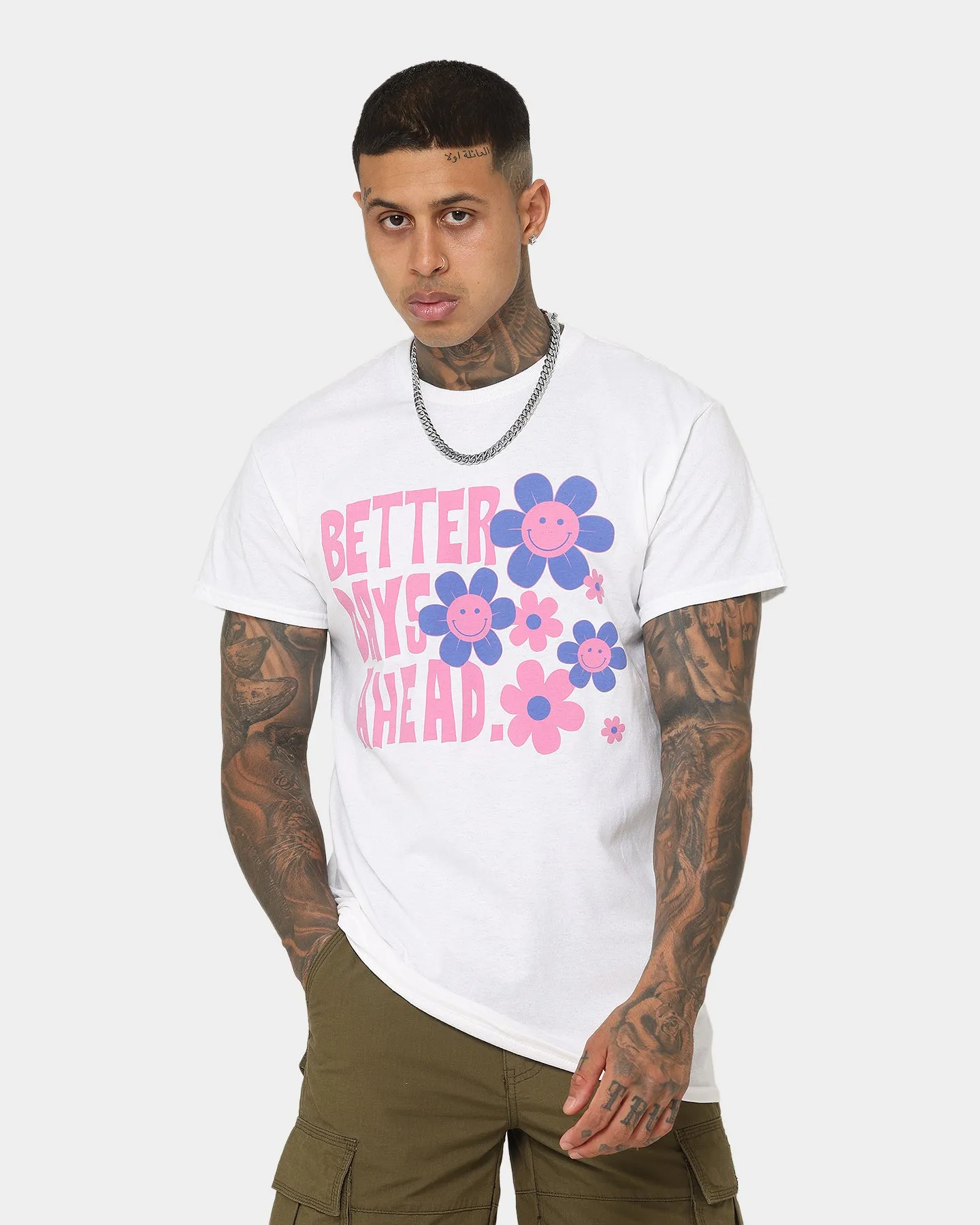 Goat Crew Better Days Vintage T-Shirt White