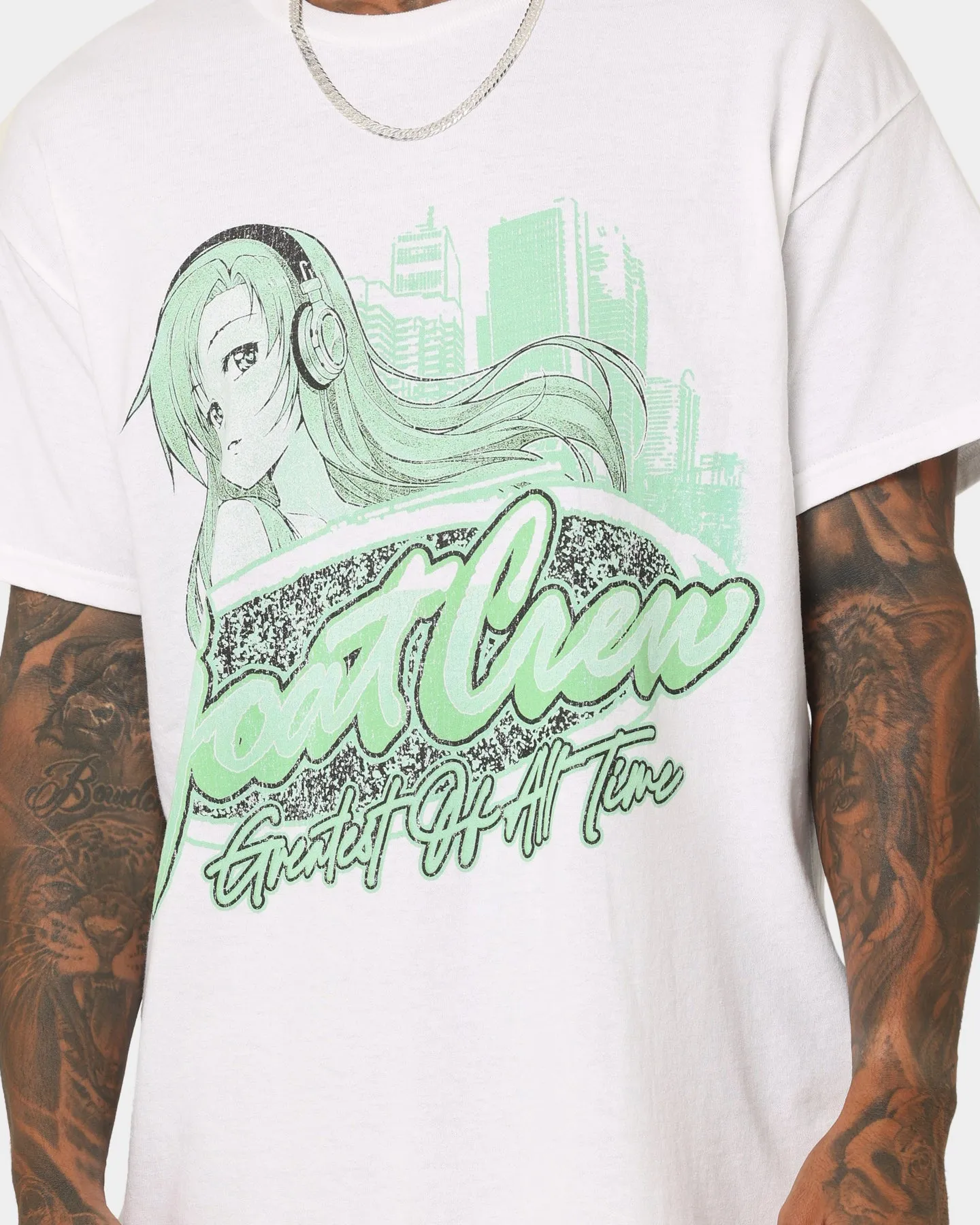 Goat Crew Harajuku Girl T-Shirt White