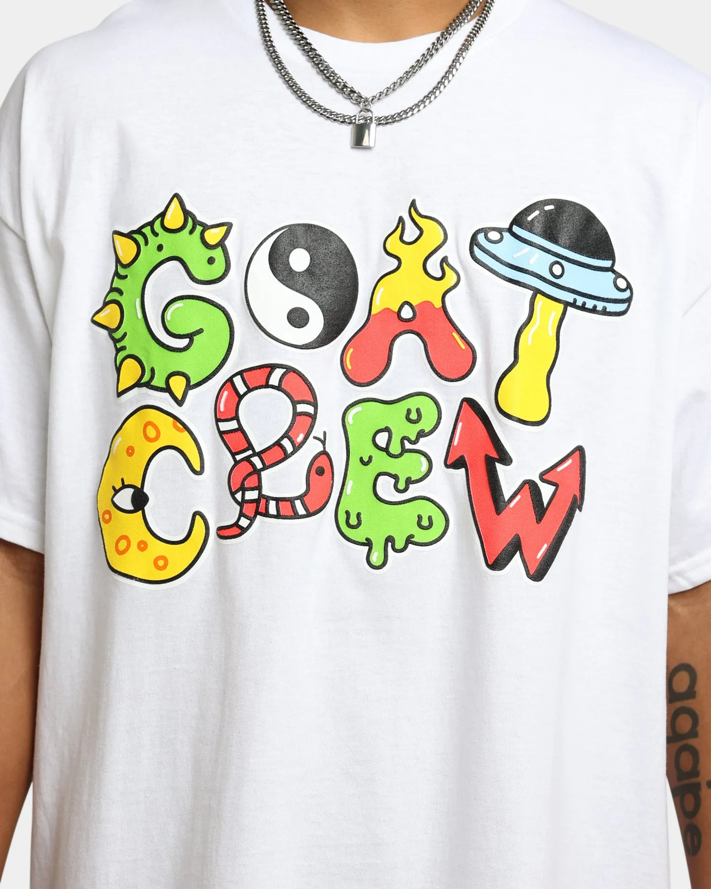 Goat Crew Mashup T-Shirt White