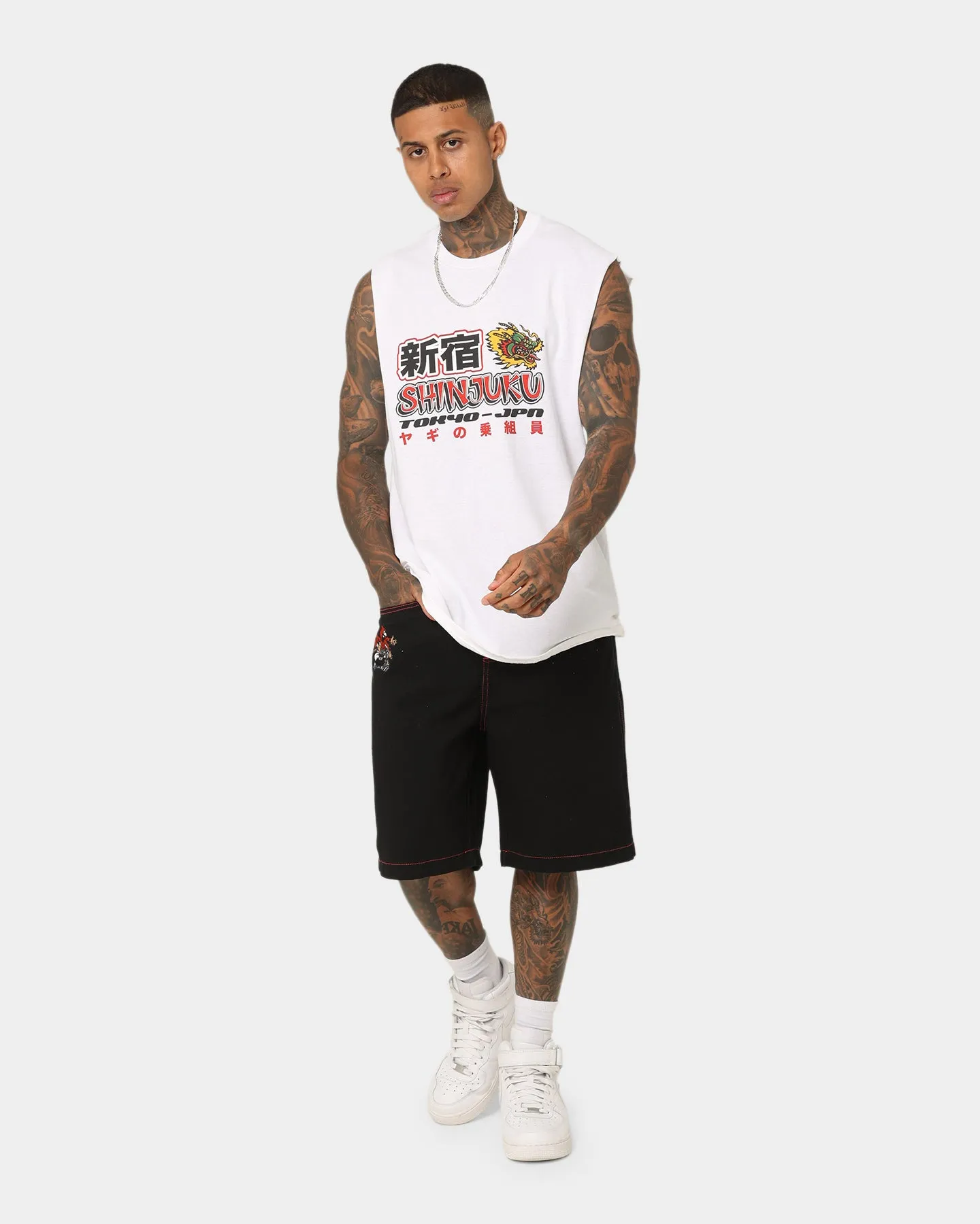Goat Crew Shinjuku Muscle T-Shirt White