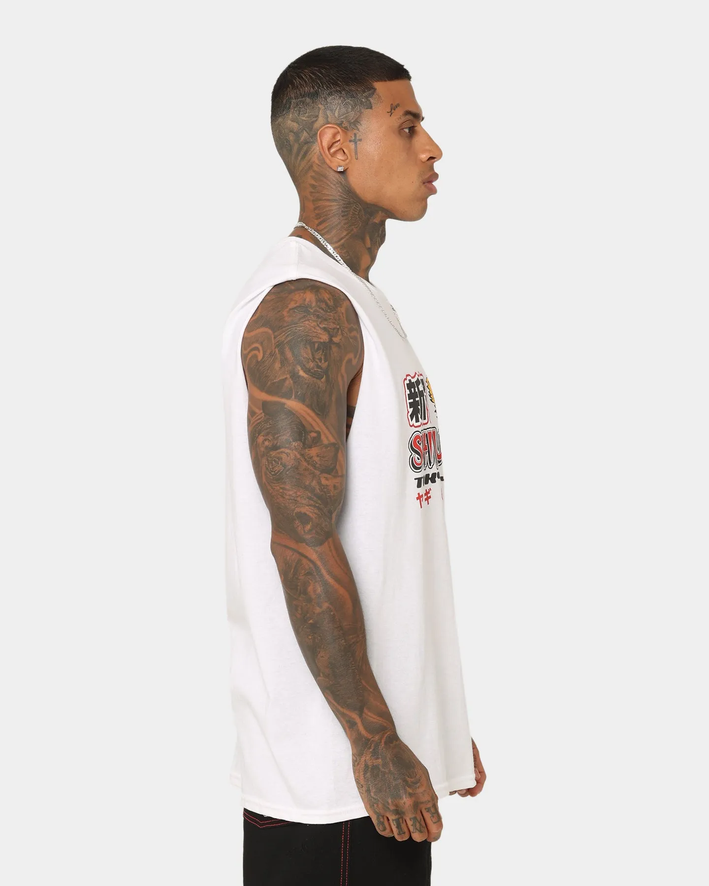 Goat Crew Shinjuku Muscle T-Shirt White