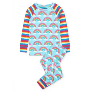 HATLEY Magical Rainbows Organic Cotton Pajama Set
