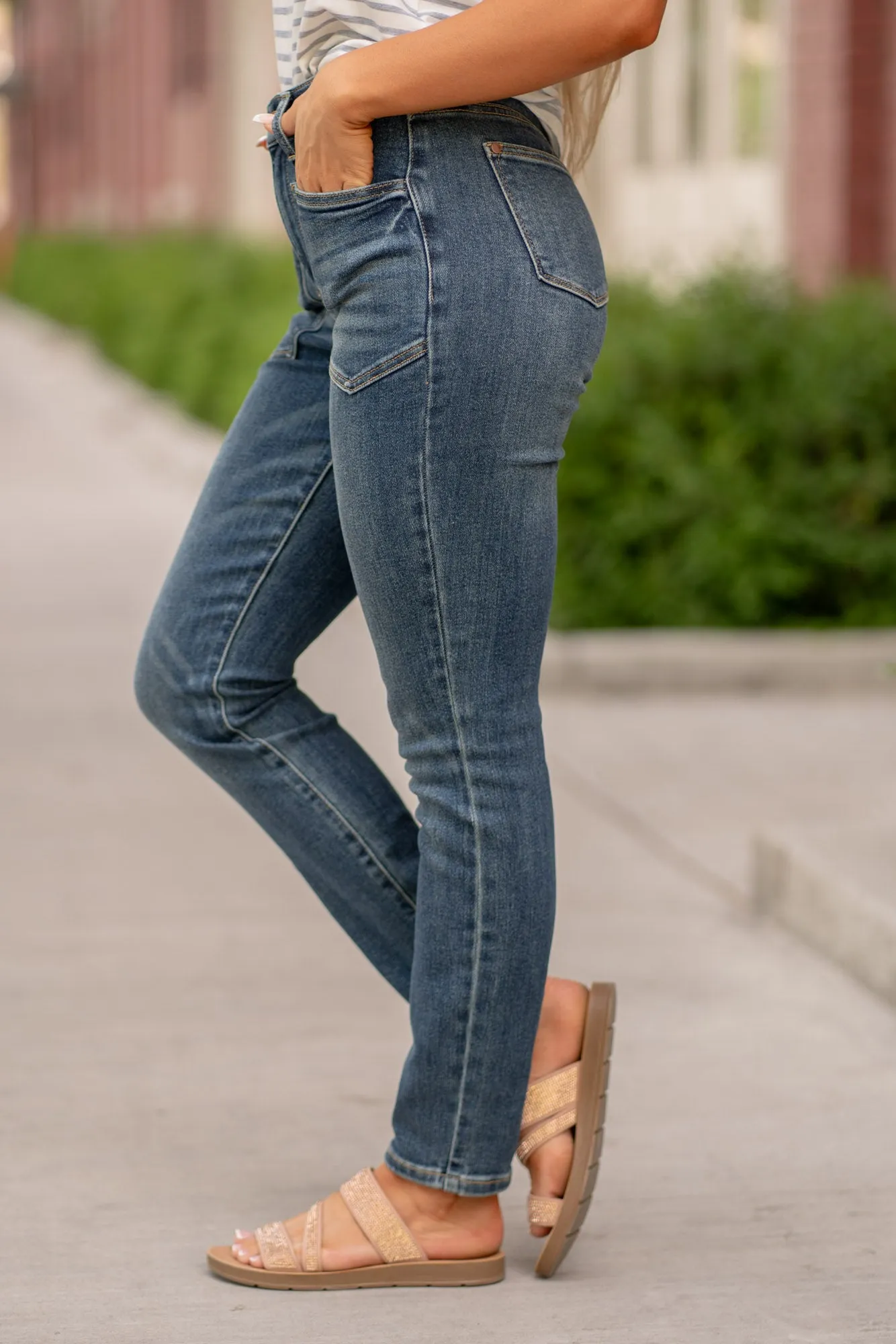 Have a Good Day High Rise Relaxed Fit Regular & Plus Sizes