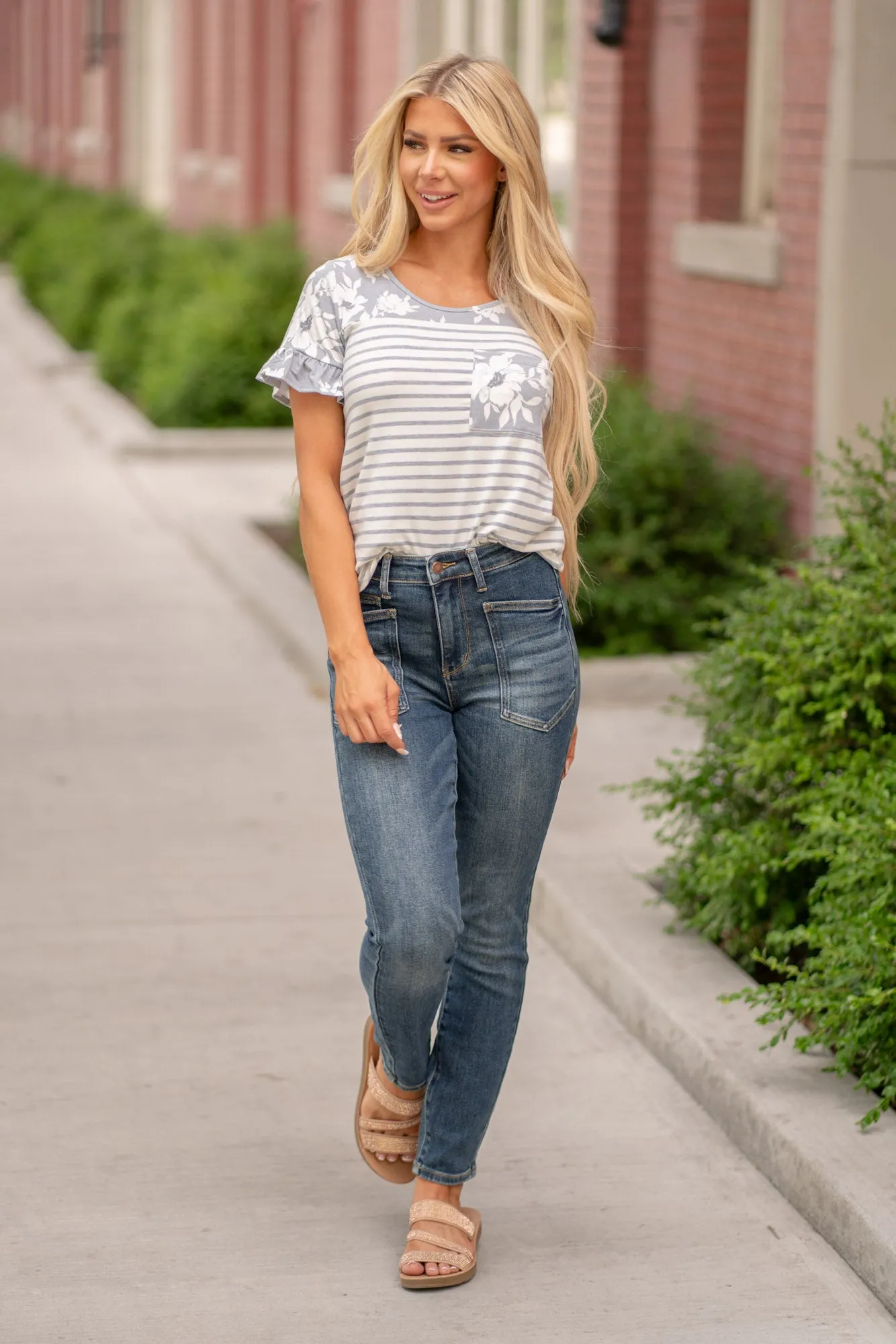 Have a Good Day High Rise Relaxed Fit Regular & Plus Sizes