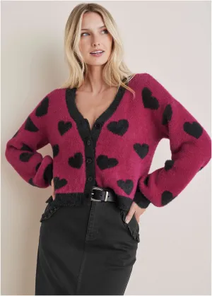 Heart Graphic Sweater  - Vivacious