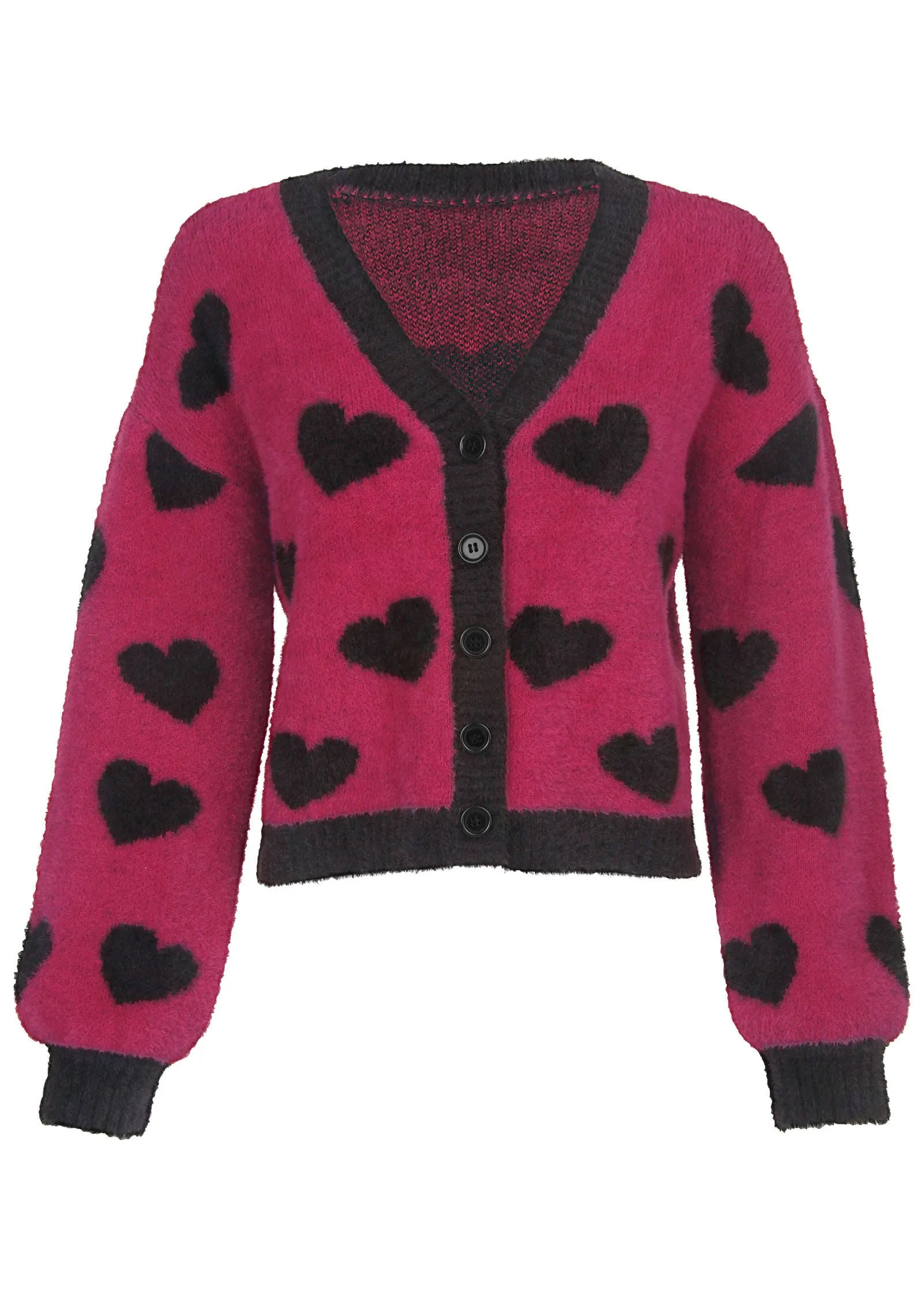 Heart Graphic Sweater  - Vivacious
