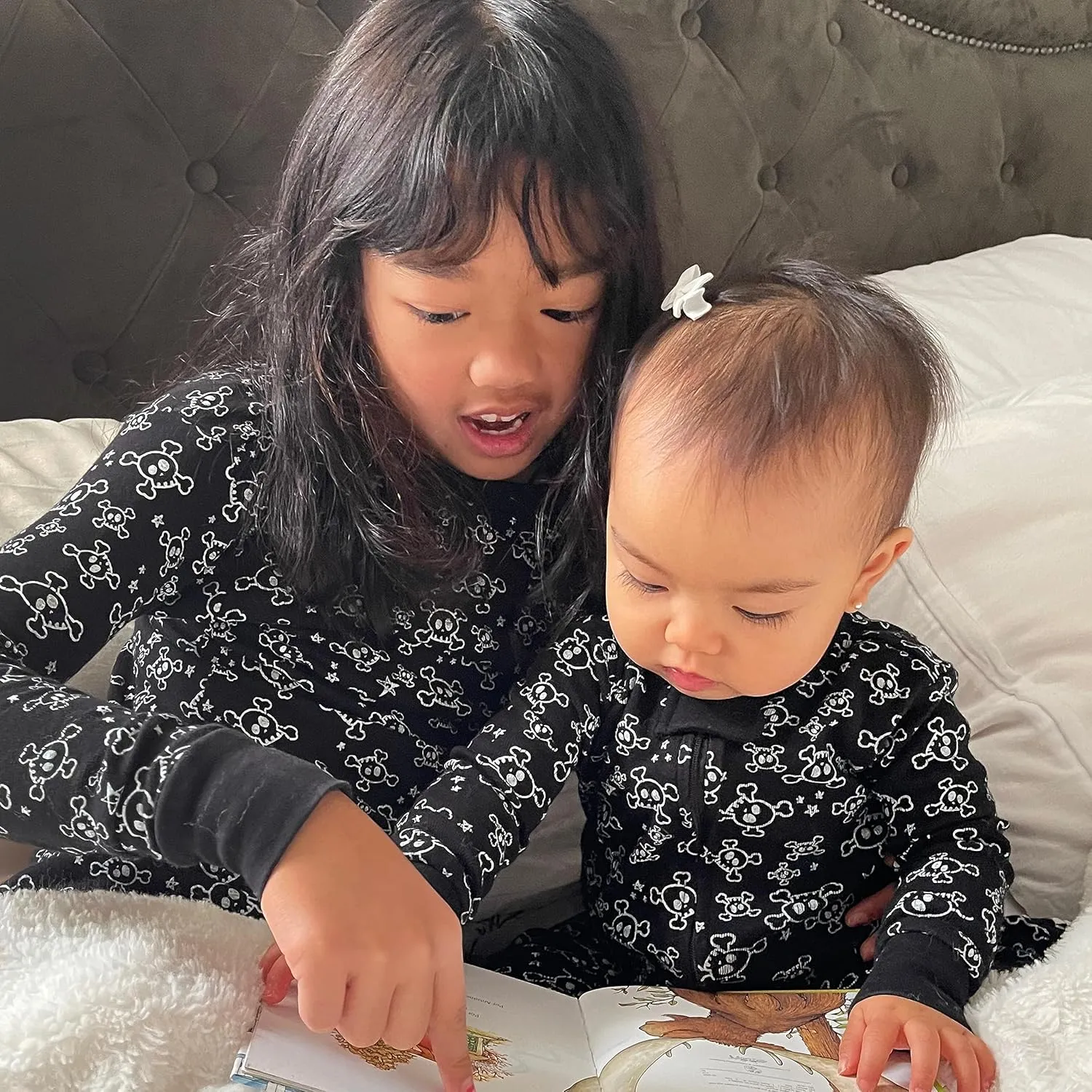 HonestBaby Family Matching Holiday Pajamas Organic Cotton for Men, Women, Kids, Toddlers, Baby Boys, Girls, Unisex Pets
