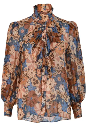 Husk AMBER TOP - Print