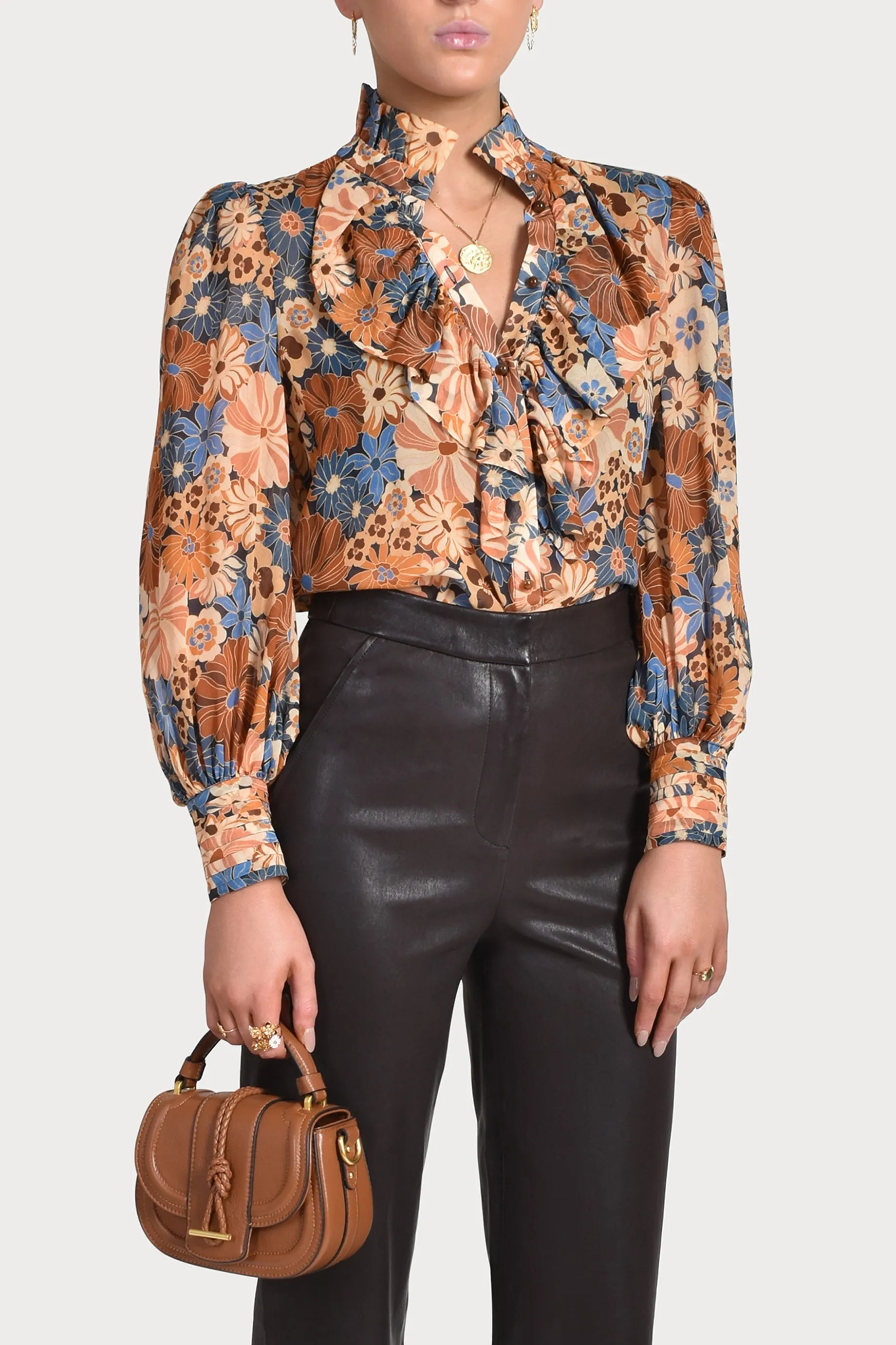 Husk AMBER TOP - Print