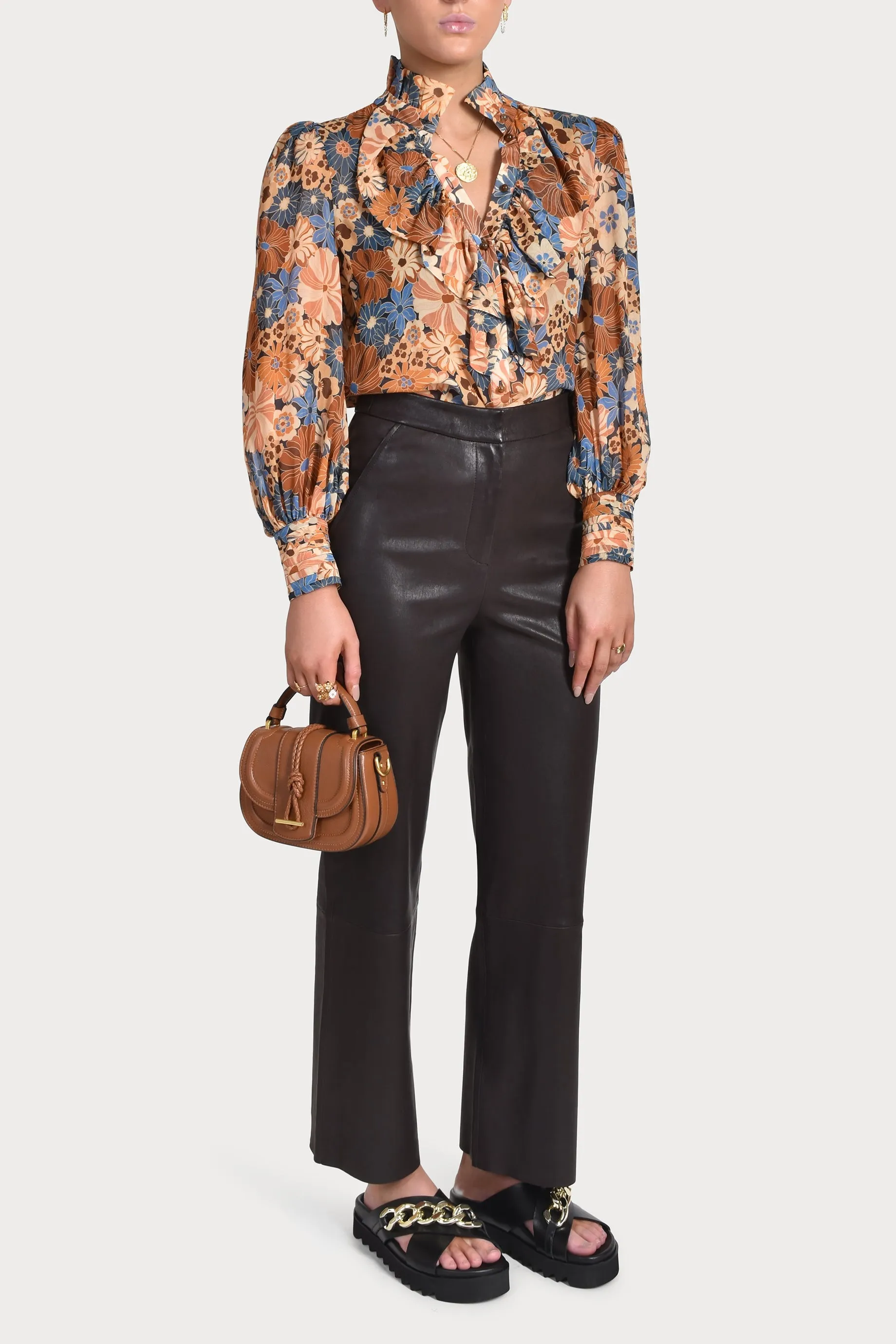 Husk AMBER TOP - Print