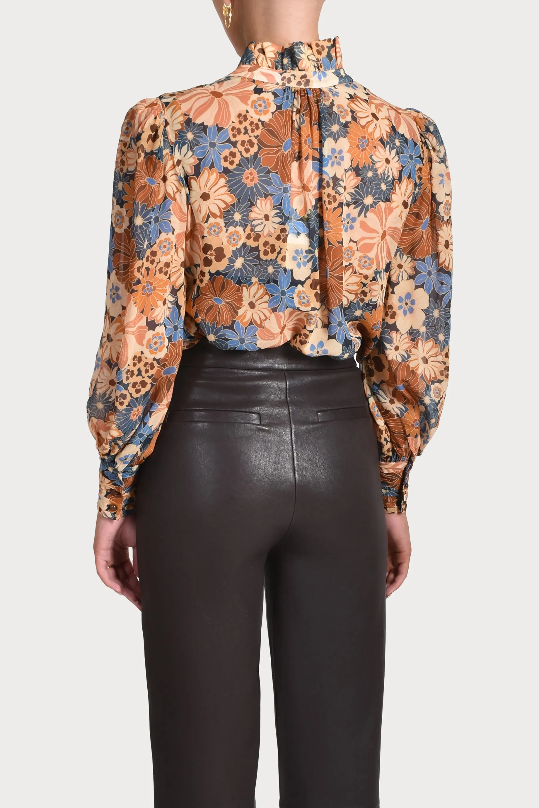 Husk AMBER TOP - Print