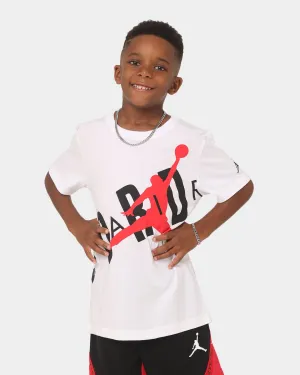 Jordan Kids' Throw Back Graphic T-Shirt White