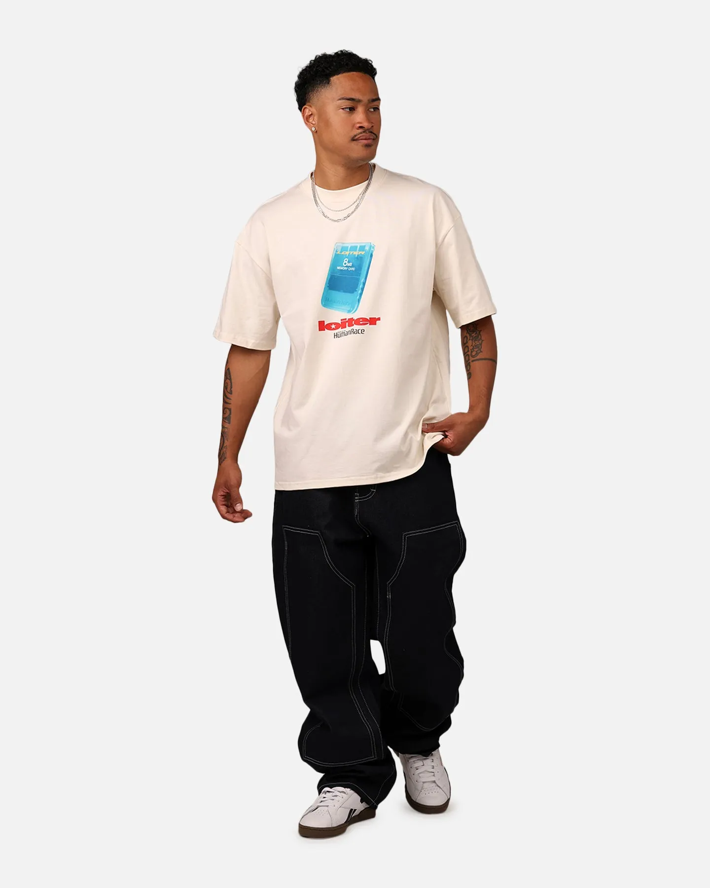Loiter Core Memory T-Shirt Off White