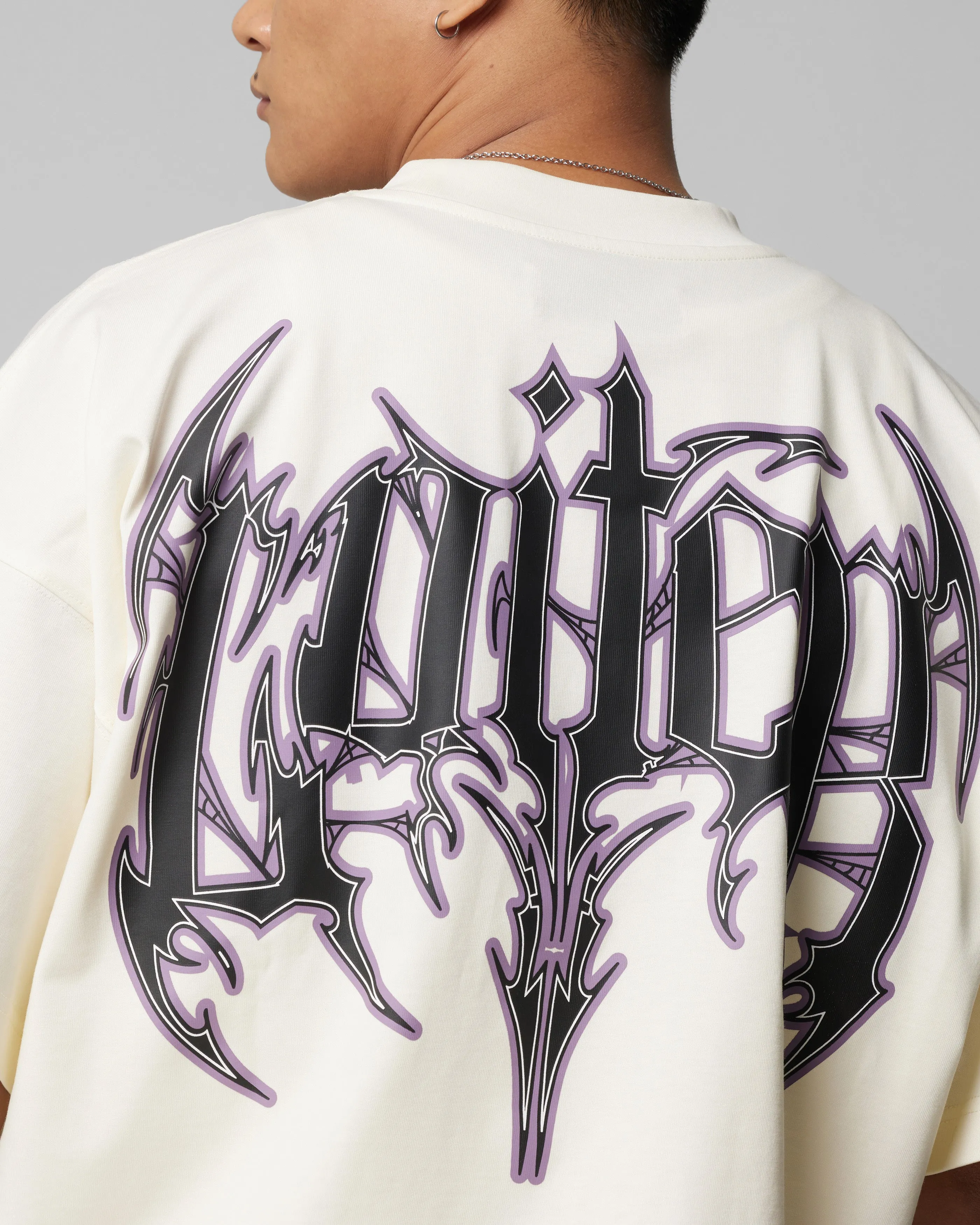 Loiter Metal Boxy T-Shirt Off White