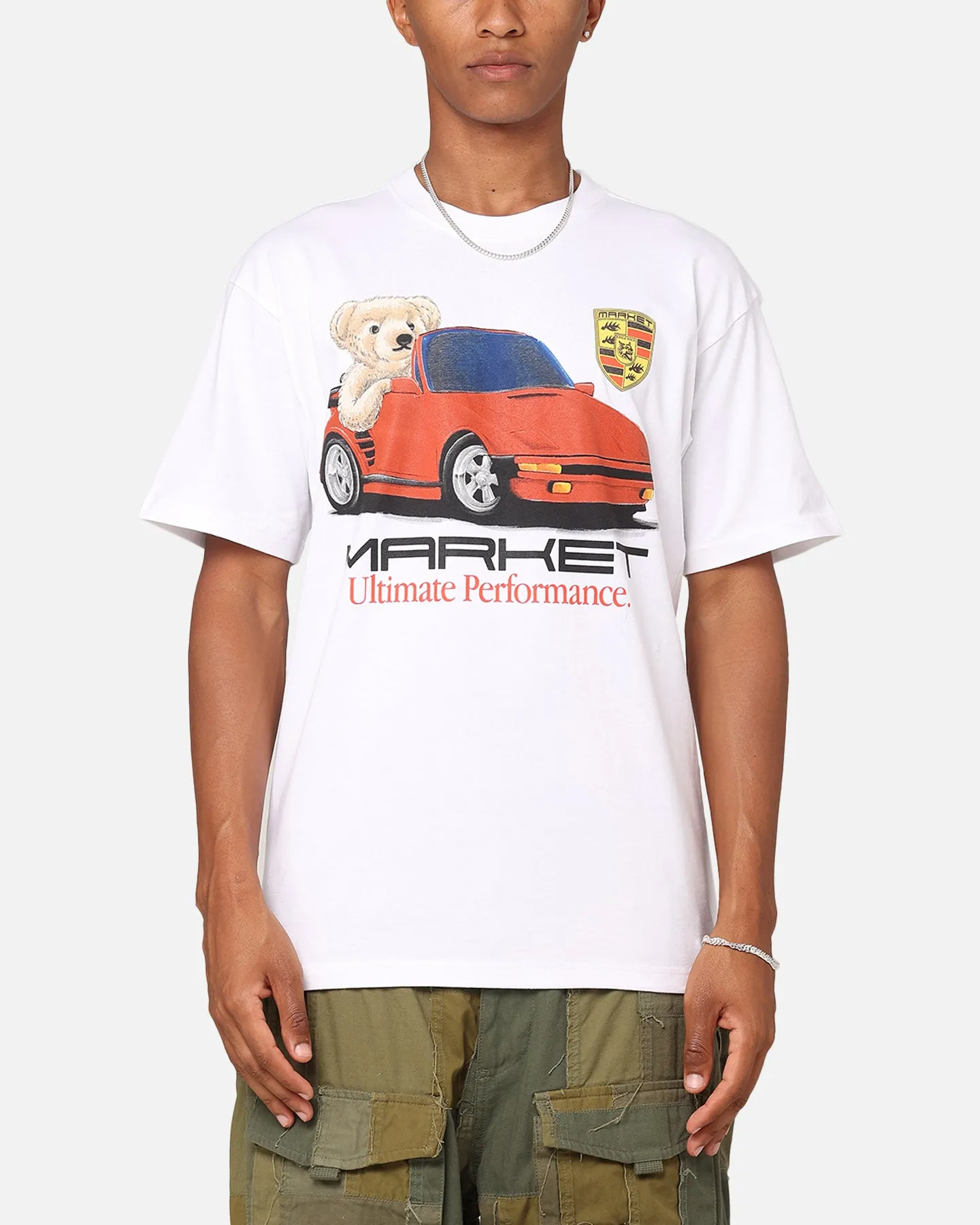 Market Ultimate Performance Bear T-Shirt White