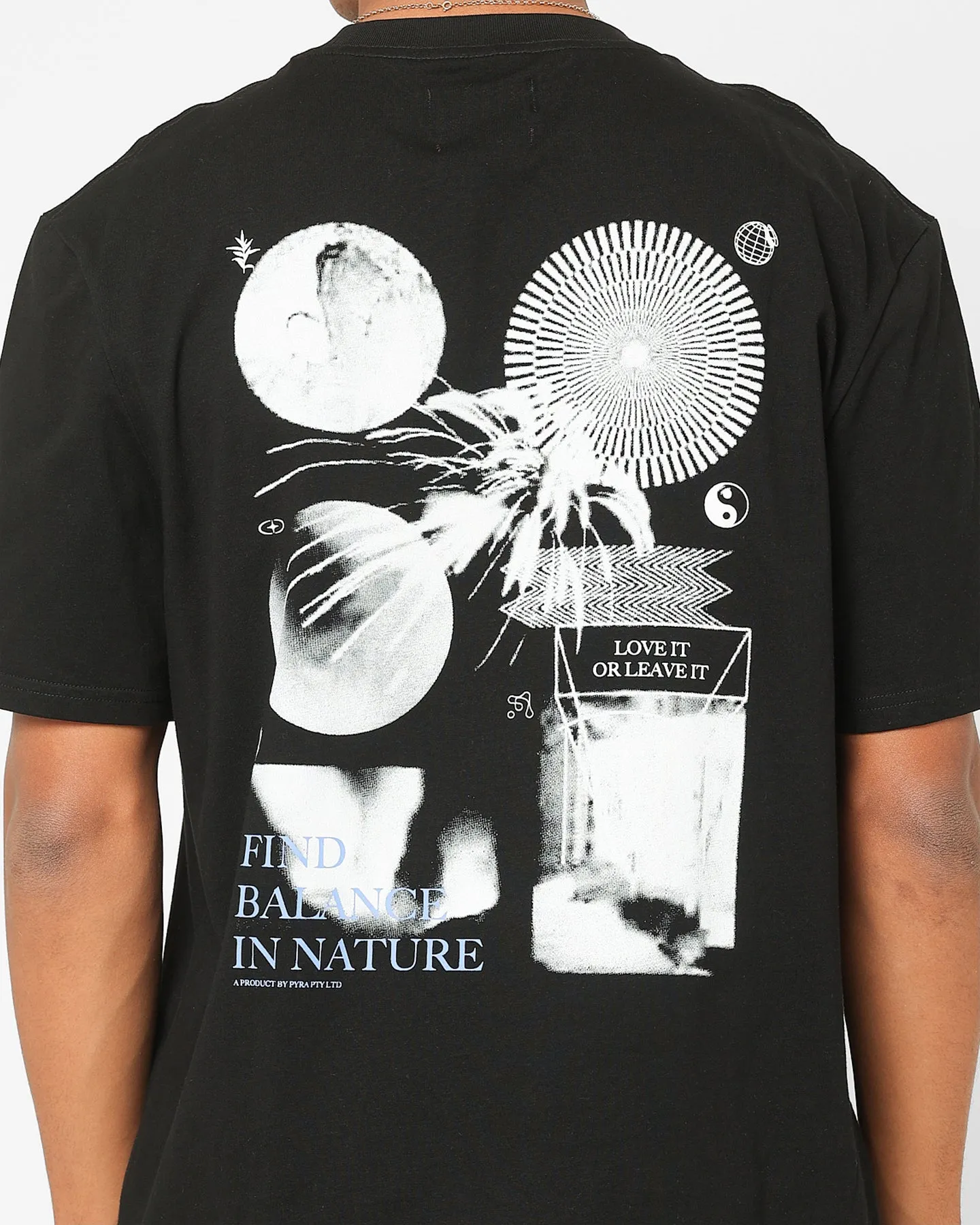 Pyra Balance T-Shirt Black/White