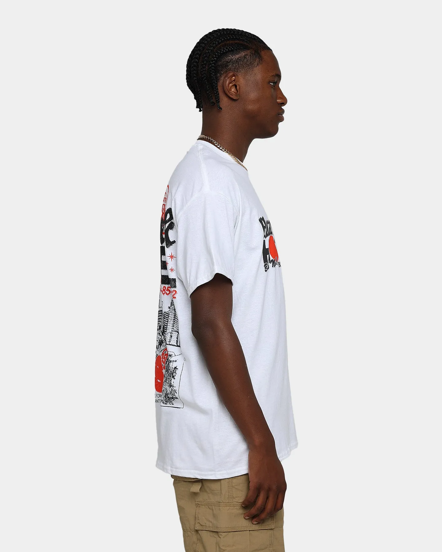 Rats Get Fat Heartbreak Hotel T-Shirt White