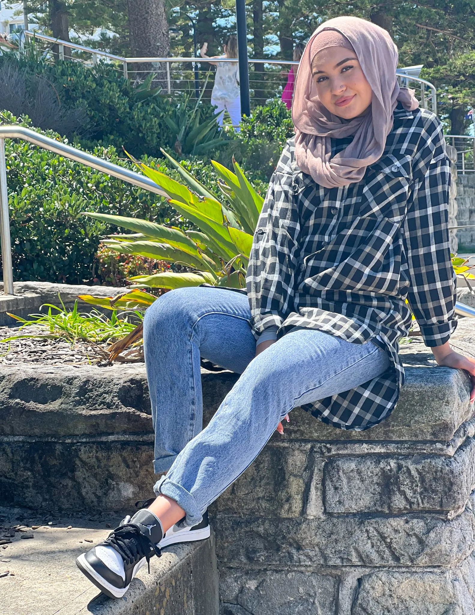 Raya Plaid Blouse