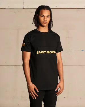 Saint Morta Moto Lafayette T-Shirt Black/Gold