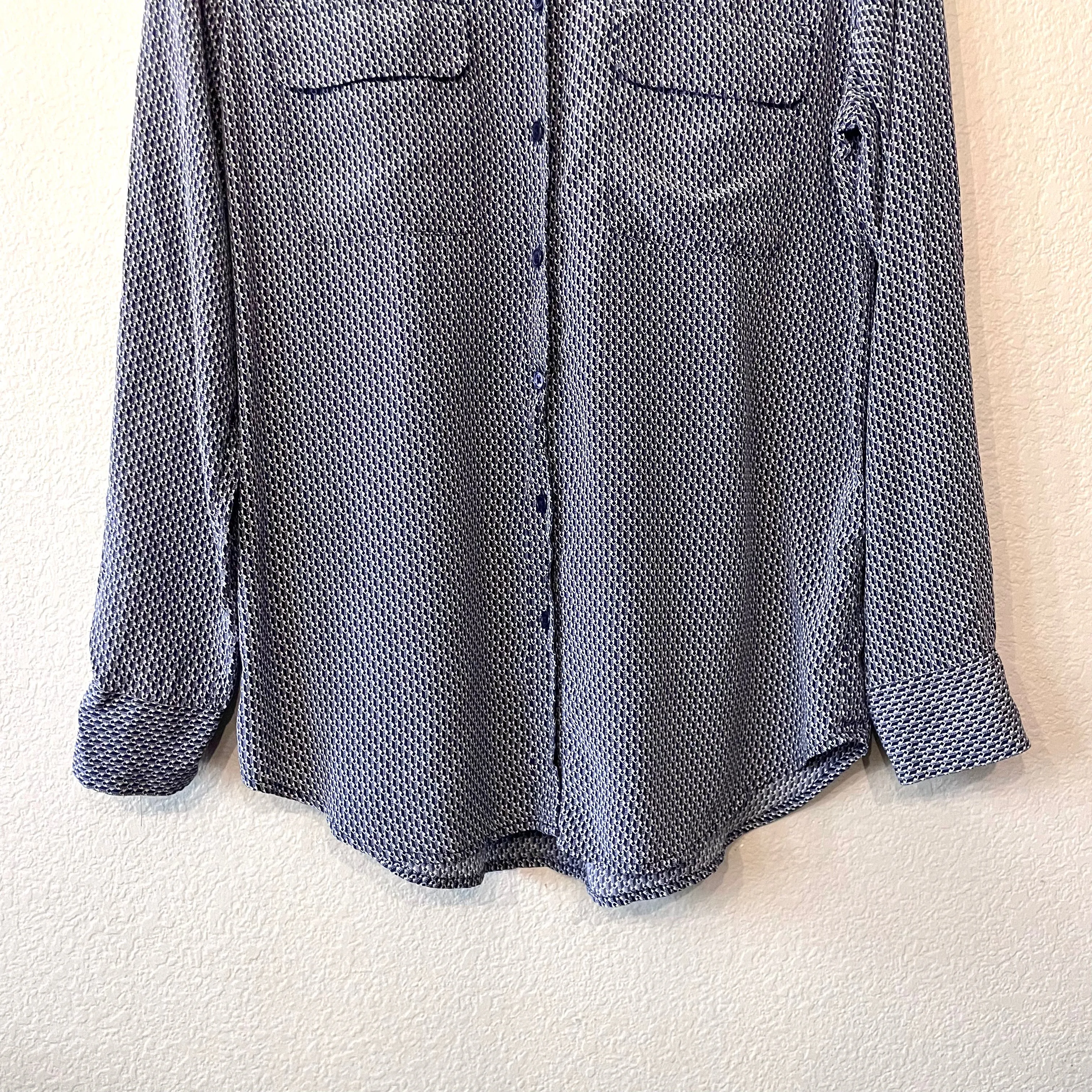 Silk Button Down Top