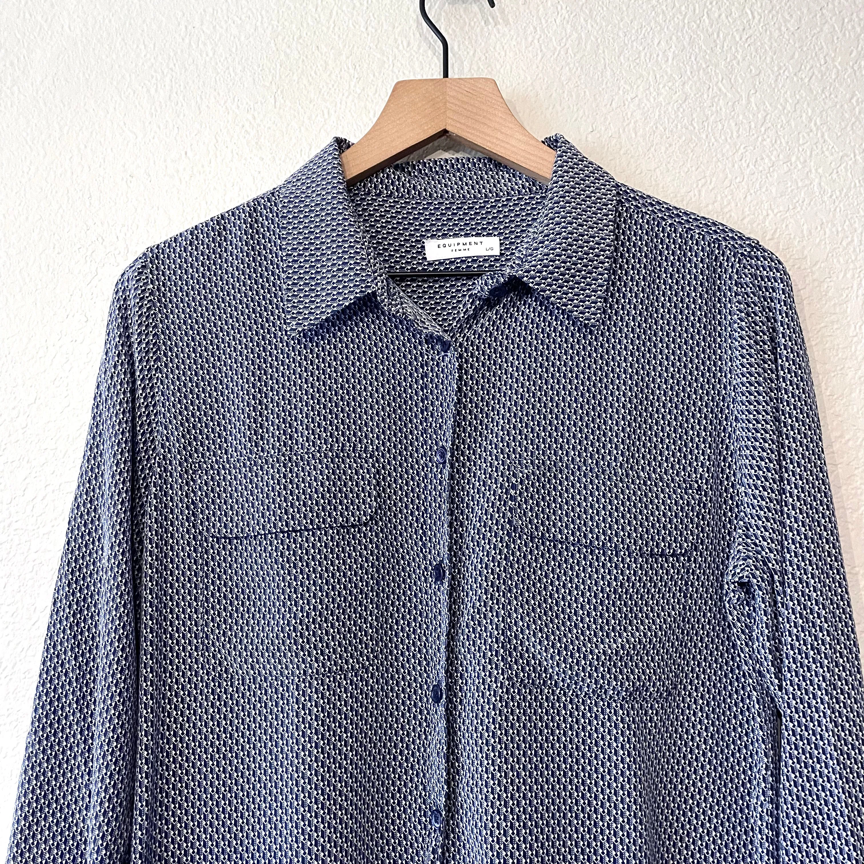 Silk Button Down Top