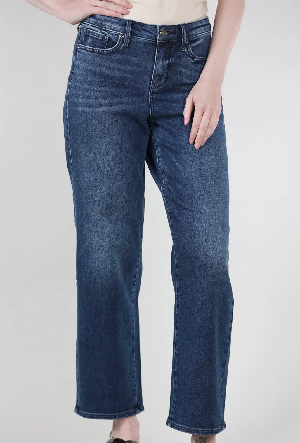 Sophia Wide Leg Denim, Eiffel Blue