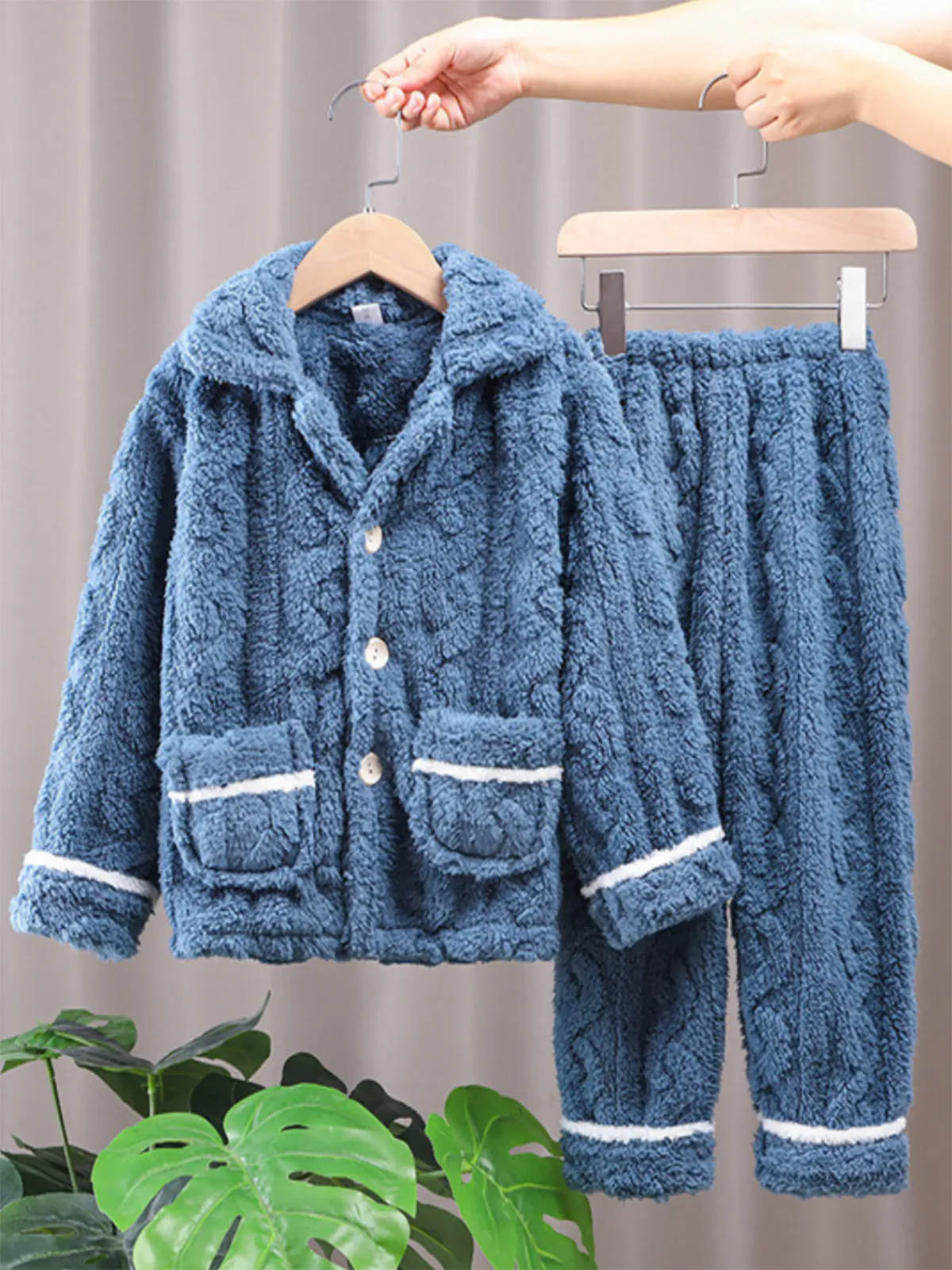 Stay In and Play Plush Pajama Set