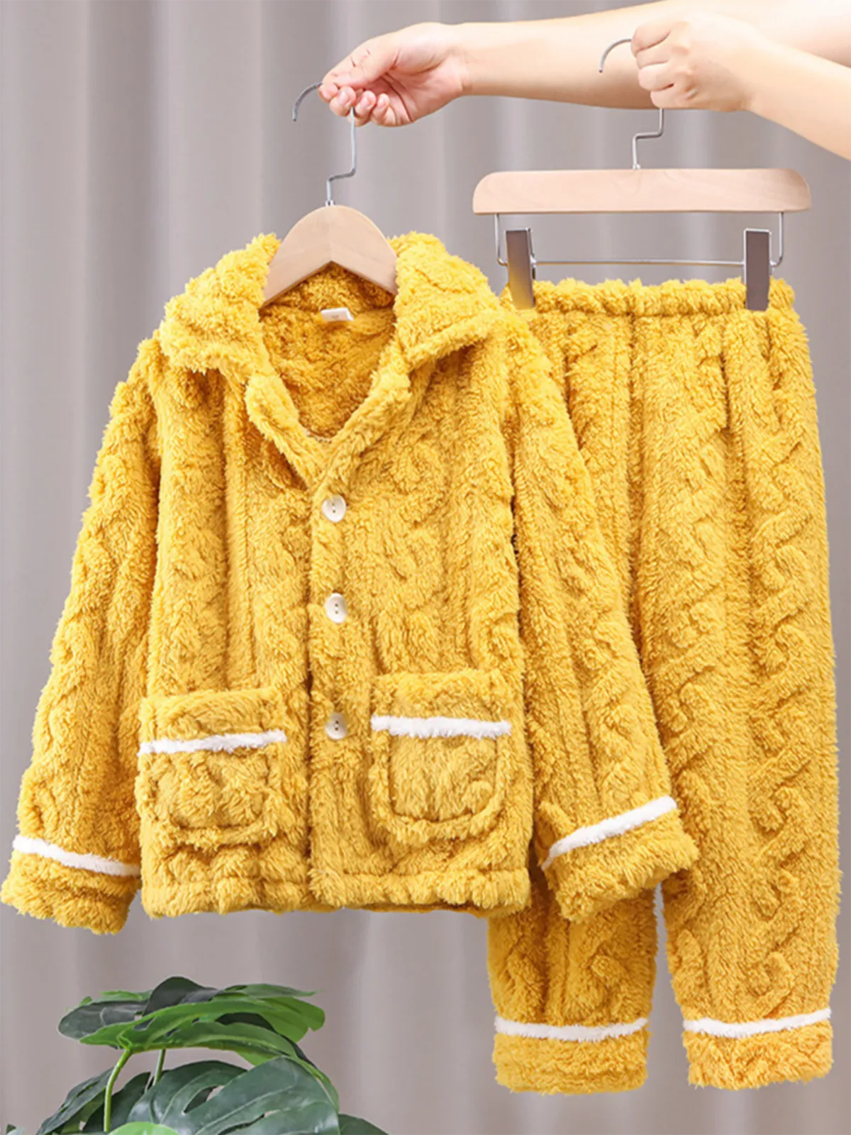 Stay In and Play Plush Pajama Set
