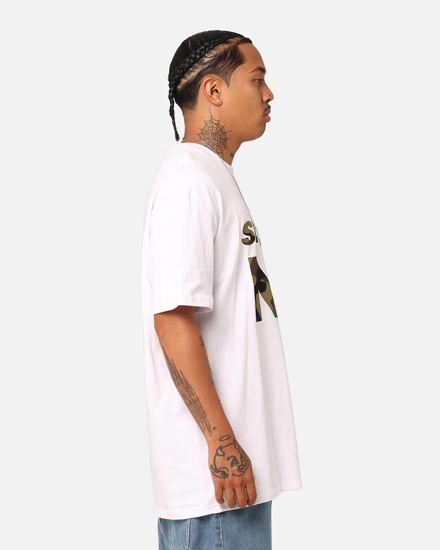 Stussy No. 4 Fill T-Shirt White