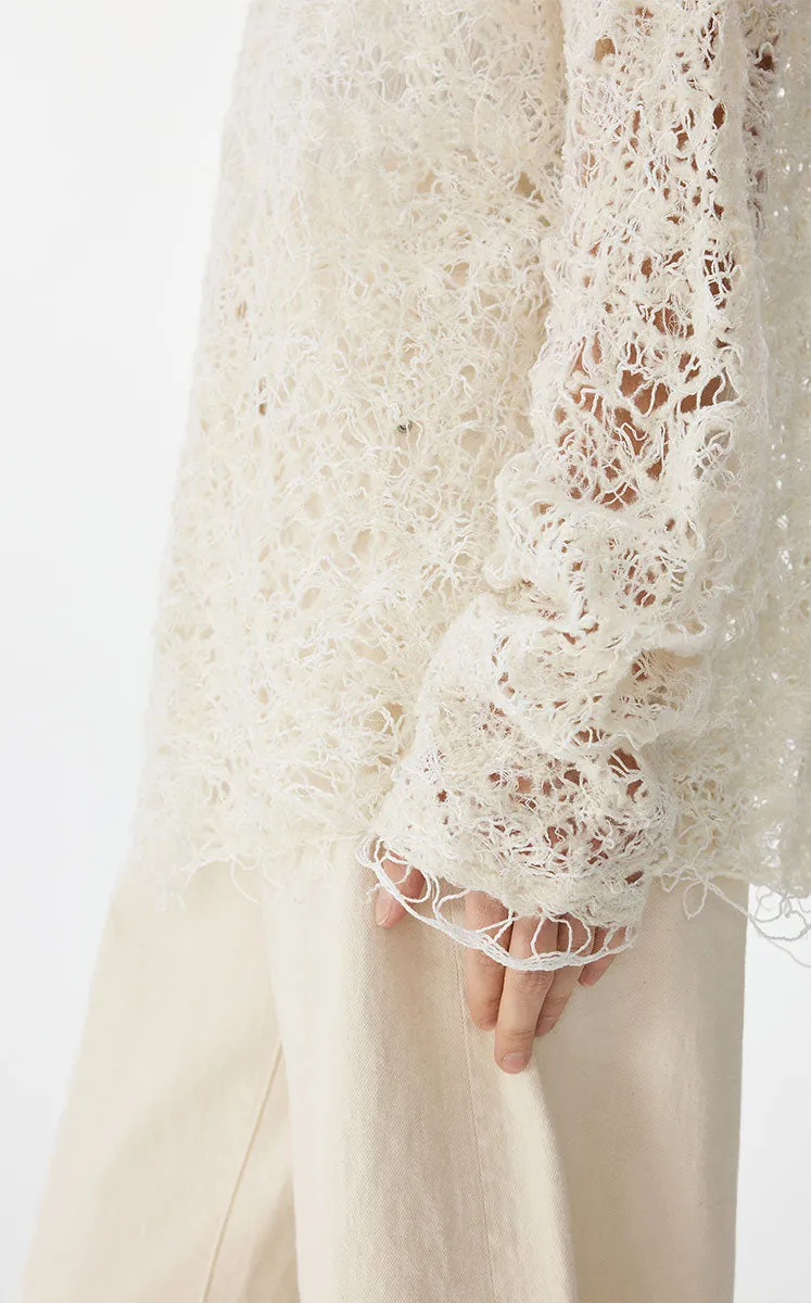 Sweater / JNBY Oversized Textured Knit Sweater