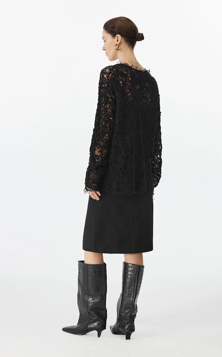 Sweater / JNBY Oversized Textured Knit Sweater