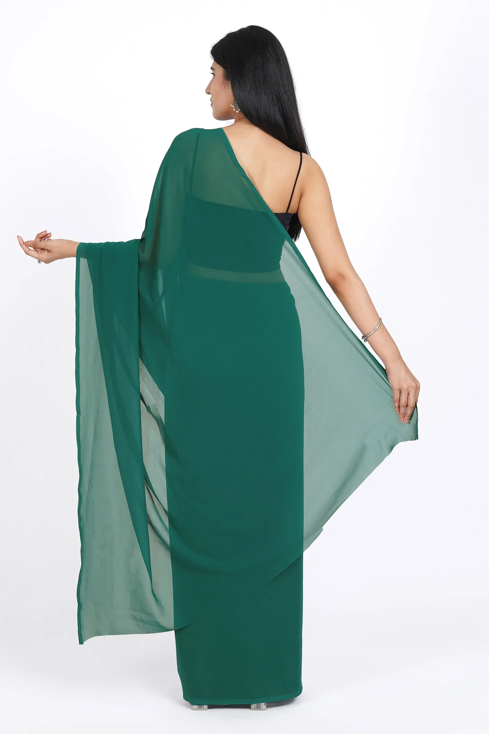 Teejh Grishma  Georgette Saree